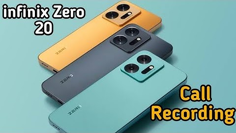 Call Recording Setting In Infinix Zero 20, Auto Call Recording Problem Solve In Infinix Zero 20