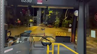 The first bus to complete extended Ashland route