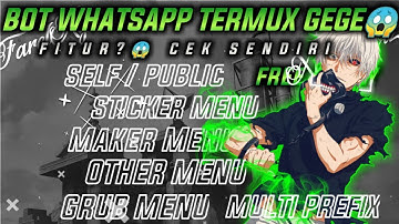 SCRIPT SELFBOT WHATSAPP V2 TERBARU 2021 ADA BUGGC || FREE APIKEY