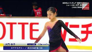 大門桜子 Sakurako Daimon - 2021 Japanese Junior Nationals FS