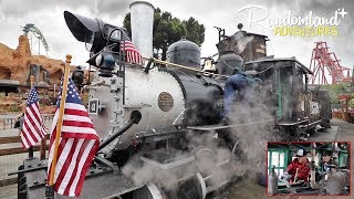 DRIVING THE TRAIN at Knott's Berry Farm! Behind the scenes on The Ghost Town & Calico Railway