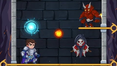 Rescue Hero Gameplay Pull The Pin All Game Level Solution Mobile