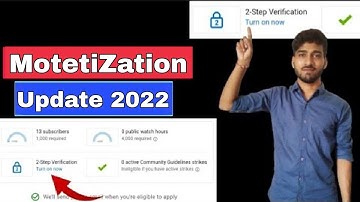 2 step verification youtube channel ll Update monetization 2021 ll enable 2 step verification