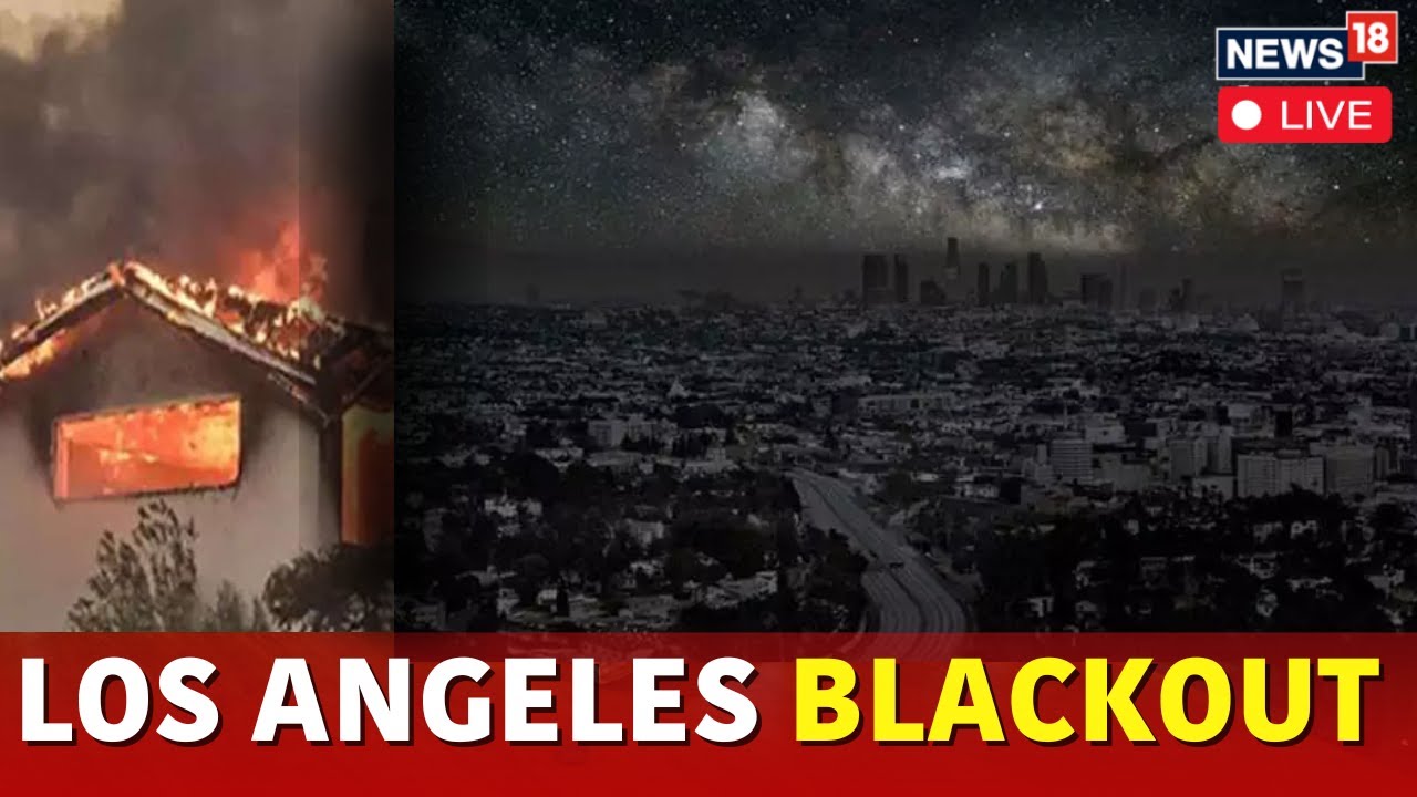 Los Angeles Fire LIVE Update | Power Outages In Los Angeles | California Wildfire Updates