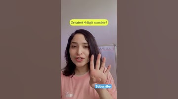 Form the greatest 4 digit number 🤔 #shorts #educationalshorts #mathshorts #shortsmathematics