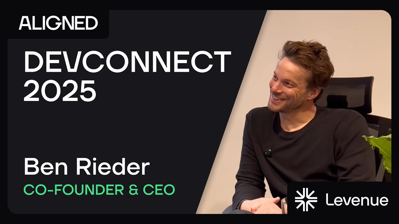 Aligned at Devconnect with Ben Rieder | Loom Finance and Levenue - YouTube