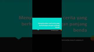 Menyelesaikan Soal Cerita Mengenai Panjang Benda. Matematika kelas 2 tema 5 subtema 4 Menyelesaikan Soal Cerita Mengenai Panjang Benda. Matematika kelas 2 tema 5 subtema 4
