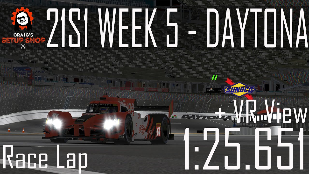 iRacing | Craig's Setup Shop | ESS 2021 Season 1 Week 5 | Audi R18 @ Daytona Road | Race Lap