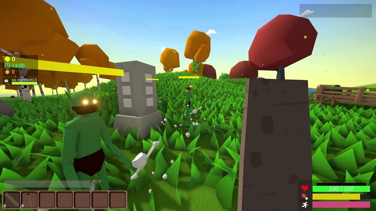 Muck Part 1 - Gameplay no commentary (free survival game)