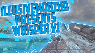 Whisper v1 | Stealth Trickshot Menu Preview #2 | [Mw2/1.14/.ff/.CFG]