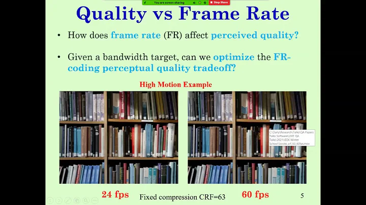 Al Bovik Gives a Talk on High Frame Rate Video Qua...