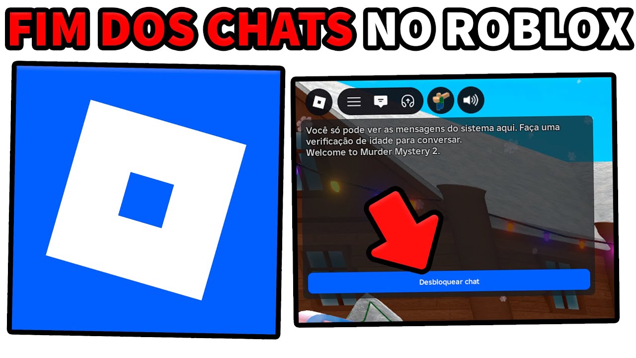 CHEGOU! NOVA ATUALIZAÇÃO QUE TIRA O CHAT NO ROBLOX!