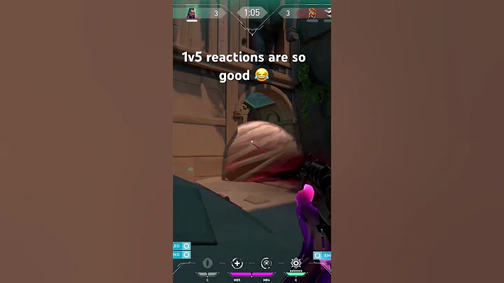 VALORANT: Reyna 1v5 Clutch With Reaction. #valorant #1v5 #ace #clutch #youtubeshorts #fyp #gaming