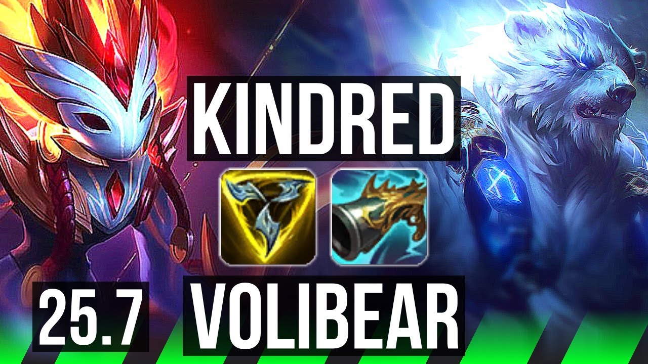 KINDRED vs VOLIBEAR (JGL) | 9/1/7, Legendary | NA Challenger | 25.7