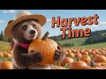 Caught on Camera: Bear Goes Pumpkin Picking in the Garden! 🐻🎃