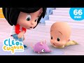 Debajo un botón 🐁 y más canciones infantiles para bebés con Cleo y Cuquín🐁