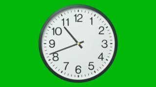 Green screen jam dinding | Clock | jam bergerak