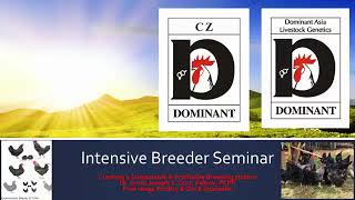 LECTURE PART 1 OF 5   MODULE 3 DOMINANT CZ GENETICS & BREEDING SEMINAR