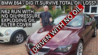 BMW E64 RUN WITHOUT OIL PRESSURE - SURVIVOR? by Timm's BMW Repairs and Information 5,231 views 7 months ago 17 minutes