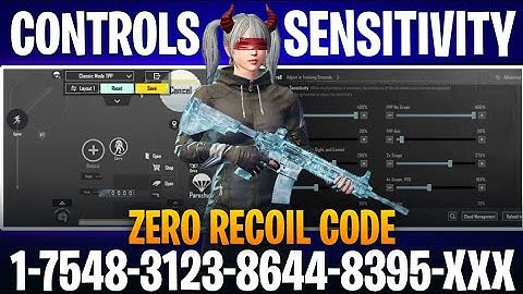 NEW UPDATE 4.0 🔥 BEST SENSITIVITY CODE + CONTROL SETTINGS BGMI/PUBG MOBILE