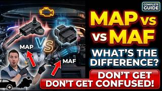 MAP vs MAF | MAP sensor vs MAF sensor | difference between MAP and MAF Sensor #mapsensor #mafsensor