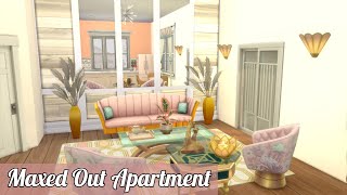 Maxed Out Apartment | Sims 4 Decor To The Max Kit | Sims 4 Speed Build | No CC