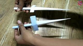 Origami dagger easy | paper knife | origami knife | origami weapons easy