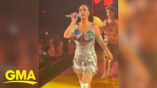 Katy Perry fan dances with her onstage and steals the show l GMA