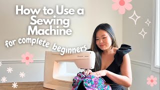 Learn to Sew Ep 2 | How to Use a Sewing Machine - Threading, Stitch Length and Width, and Tension