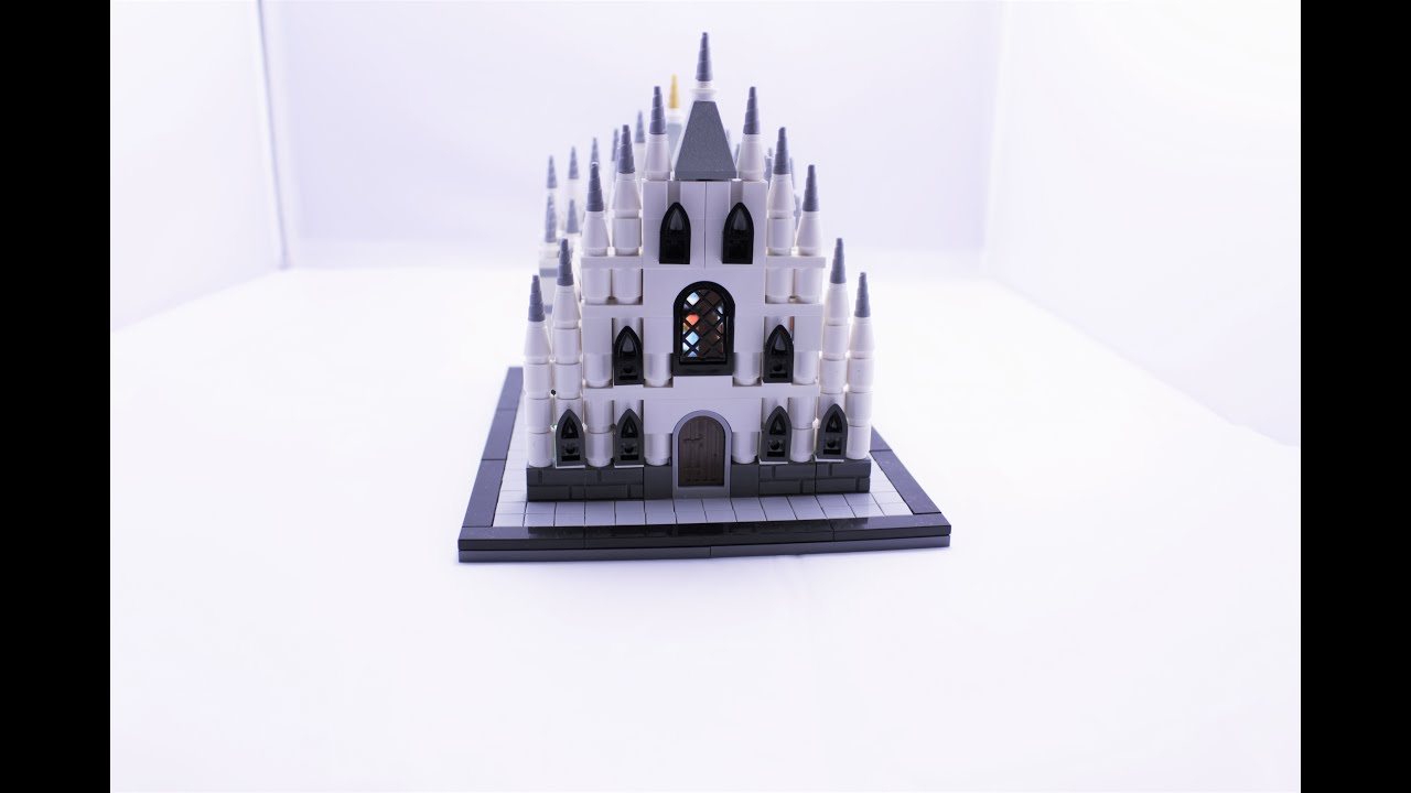 Lego Moc 8729 Milan Cathedral Architecture 2016 Rebrickable