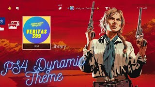 RED DEAD REDEMPTION 2 - PS4 DYNAMIC THEME 4K