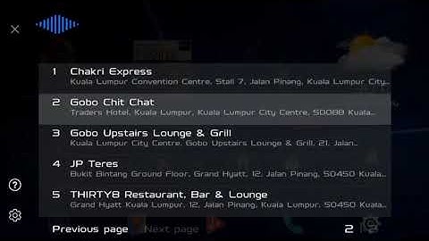 Proton X70 Voice Command   Navigation Point of Interest PART 02