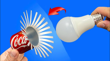 No Internet Needed! Just Put The LED in The Coke Can and Enjoy! Inventor innovation