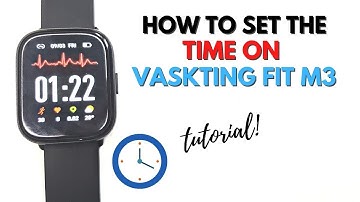 HOW TO SET THE TIME ON VASTKING FIT M3 SMARTWATCH | TUTORIAL | ENGLISH