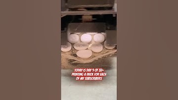 Day 9 of 3D-Printing a duck for each of my subscribers #rubberduck #christmasduck #whattheduck #duck