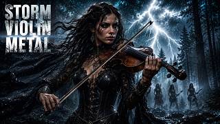 Storm Symphony | Epic Piano & Orchestra (4K) Thunder Violin Meets METAL ⚡