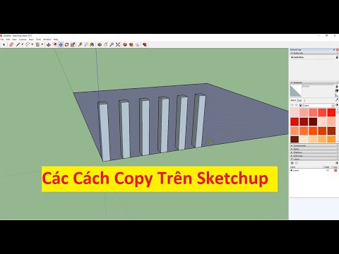 Video Các Cách Copy trong Sketchup - Copy ra chính xác vị... - youtube