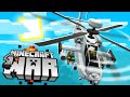 flying a ATTACK Minecraft HELICOPTER! (Minecraft War #38)