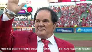 Pete Rose gets huge ovation at All Star Game