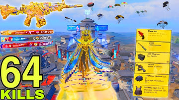 64 Solo KILLS!!😱 MY NEW SEASON BEST GAMEPLAY w/ BEST X-SUIT😍SAMSUNG,A7,A8,J5,J7,J2,J3,XS,A3,A4,A5,A6