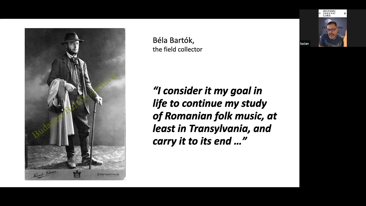 LUCIAN BAN: ​"Retracing Bartók – From Transylvania to Saranac Lake"