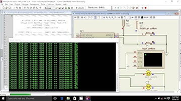 13 input And Interrupt More Concentration MICROCHIP PIC16F877A, CCS C PIC-C, MPLAB, PROTEUS