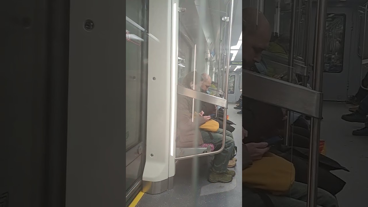 Поездка на фиолетовом балтийце#метро#Балтиец