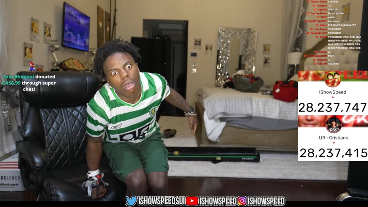RONALDO ABOUT TO PASS ME IN SUBS!, on YouTube
