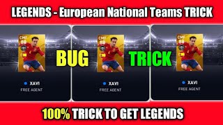 TRICK TO GET XAVI IN LEGENDS - European National Teams | eFootball Pes 2020 Mobile