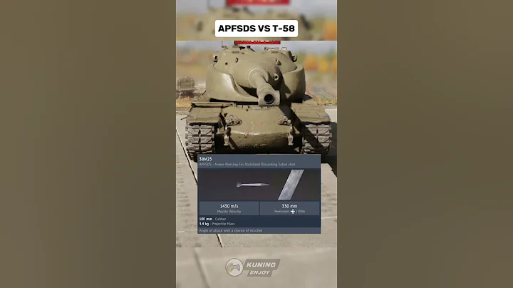 APFSDS Vs T58. #warthunder