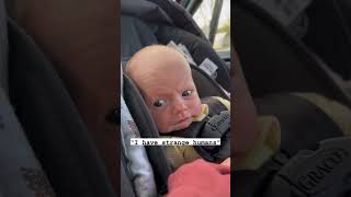 Newborn’s reaction to first drive in a classic car… Priceless!