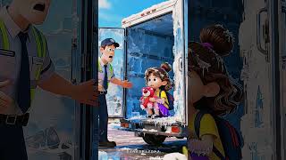 She Missed The School Bus Then Found A Lost Kid In A Truck?