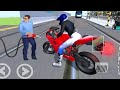 New Red Motor Bike 🛵 Driving From Fuel station ⛽ - 3D Driving Class Simulation #ifgaming ♥️