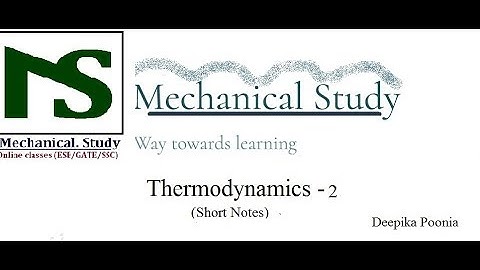 GATE/ESE/PSU/SSC/RRB JE- Thermodynamics- part 2